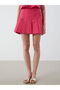 Belted Zippered Pleated Mini Skirt - 2