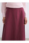 Modal Blend A-Line Skirt with Elastic Waist - 3