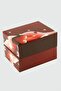 ساعة ILKESHOP بنمط قلب (21436) - أحمر - 2