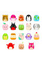 Squishmallows Squish-A-Longs Series 3 Surprise Pack 3 Figures Ring Bag Mini Toy 2.5 cm - 3