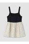 Seray New Season Square Collar Polka Dot Ribbed Girls' Undershirt - 3
