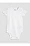 Crew Neck Baby Girl Snapback Bodysuit 3-Piece Set (S6) - 2