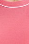 Women's slim fit cotton tank top with bicycle collar and pink crop top - 5