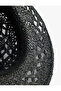 Bead Detailed Straw Fedora Hat - 4