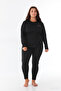 High Waist Hooked Sauna Tights & Zippered Long-Sleeve Bodysuit Sauna Thermal Set