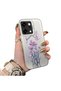 Oppo Reno 14 Pro 5g Compatible Silicone Edge Hard Back Anti-Fall Phone Case with Floral Pattern