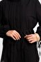 Ribbed Detailed Cotton Voile Shirt Black - 6