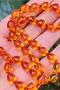 8X11 mm Mesut Elma Usta Signed Gold Color Zar Amber Prayer Beads - 3