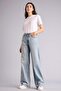 Low Rise Wideleg Low Waist Wide Leg Jean Pants G4928Ax26Sm - 2