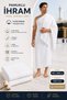 Medina Collection Soft Touch 100% Cotton 110X220 cm 1300 Grams Adult Hajj Umrah Ihram