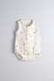 Leaf Printed Muslin Fabric 100% Cotton Baby and Children's Bodysuit (Colorful Leaf)