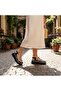 26Y446 Women's Premium Stone Sandals with Padded Soles - 6