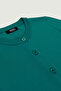 Dark Turquoise Buttoned Women's Cardigan - 3
