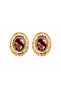 Cosmo Patterned Acrylic Look Earrings - 2