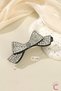Elegant Bow Design Silver Zircon Stone Women's Banana Hair Clip 11cm - Non-Slip Clip-In Hair Clip - 3