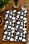 Modern Set of 6 Coasters with View of Istanbul Bosphorus and Mosque - Uv Printing Mdf - 10X10 cm