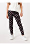 Black Polka Dot Girls' Cotton Tights - 2