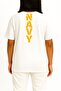 Oversize Vert Navy Unisex T-Shirt with Chest and Back Print - 4