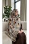 Patterned Soft Shawl - 040