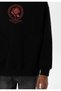 Pocket detailed printed oversize sweatshirt - 7