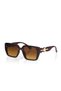 Uv400 Protection Brown Color Gold Detail Square Frame Women's Sunglasses Plg-2130C2 - 4