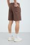 Brown Men's Premium Slim Shorts - 6