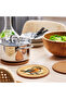 Cute Bird Mushroom Trivet Pot Pan Coaster 19cm Diameter 1cm Thickness - 3