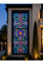 Stained Glass Pattern Transparent Glass Film - 4
