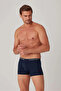 Men's Navy Blue - Printed 2-Piece Boxers 80350ınt - 3