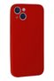 Ilkeshop iPhone 13 Mini Case Nano Inner Velvet Silicone (213537) - Red - 3
