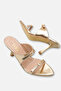 Cansu women's heeled slippers with belt a012 - k525 - 5