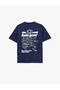 Cotton Comfortable Fit Short Sleeve Crew Neck T-Shirt with Cherry Print on the Back - 4