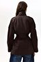 Belted twill coat - 2