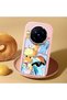 Vivo X200 Pro Compatible Shock-Absorbing Camera Protected Pink Silicone Case - 2