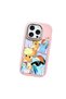 Pink Silicone Case Compatible with iPhone 16 Pro with Shock-Absorbing Camera Protections - 3