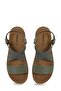 409062.Z Khaki Women's Flat Sandals - 4