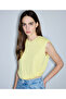 Asymmetrical Knotted Padded T-Shirt