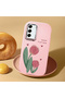 Pink Silicone Case with Shock-Absorbing Camera Protection Compatible with Samsung Galaxy S21 Fe - 4