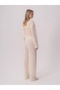Tassel and Feather Detail Lace Trousers - 2
