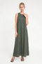 Crew Neck Sleeveless Relaxed Fit Maxi Dress