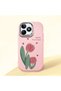 Realme Note 50 Compatible Shock-Absorbing Camera Protected Pink Silicone Case