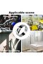 60pcs Stainless Steel Single Ear Hose Clamp Set Adjustable Gear Pipe Clamps Cinch Clamp Rings for... - 6