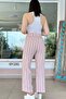 Striped Linen Trousers 6Y191 - 3