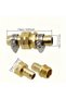 1Pair Garden Hose Repair Connector with Clamps Fit for 3/4" and 5/8" Garden Hose Fittings - 2