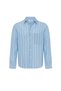 Contrast Striped Men's Shirt