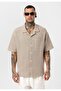 Oversize short sleeve knit shirt with pocket detail - 7