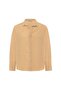 Basic oversize long sleeve linen look shirt