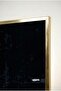 Black and Tile Textured Modern 2-Piece Glass Painting Set - Gold Metal Framed Home and Office Painting - 4