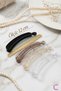 Transparent Colored Daily Use Banana Clip 12cm - Ponytail Gathering Clip-On Hair Bun Clip - 4