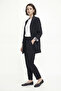 Classic Black Suit with Shawl Collar and Pocket Detail 1103 - 3